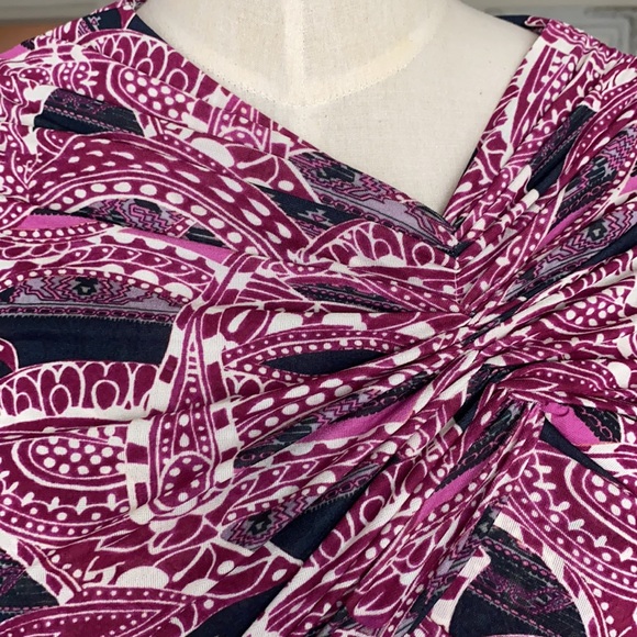 2hr Sale♦️ISABEL MARANT Dress Ruched Jersey Magenta NWOT - Picture 10 of 10